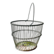 Ancien grand panier à oeufs en zinc