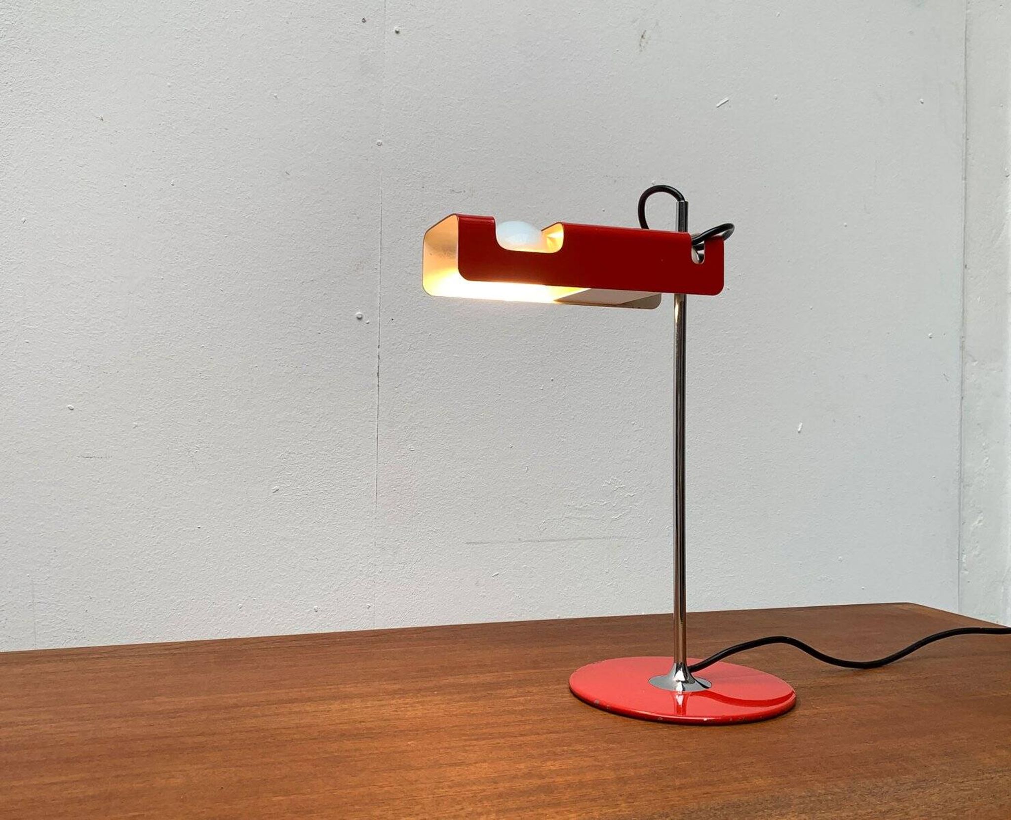 Mid-Century Italian Spider 291 Table Lamp by Joe Colombo for Oluce, 1960s