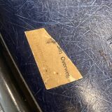 Eames Herman Miller vintage 70s blue vinyl fiberglass chair