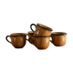 Lot de 5 tasses à café camel