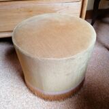 Velvet pouf