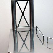 Steel console made in Italy, 1970s