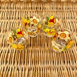 Vintage floral glasses