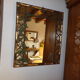 Vintage Hand printed Mirror by Braddell Enterprises | 1970s/80s