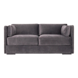 Canapé haga gris velour, design scandinave