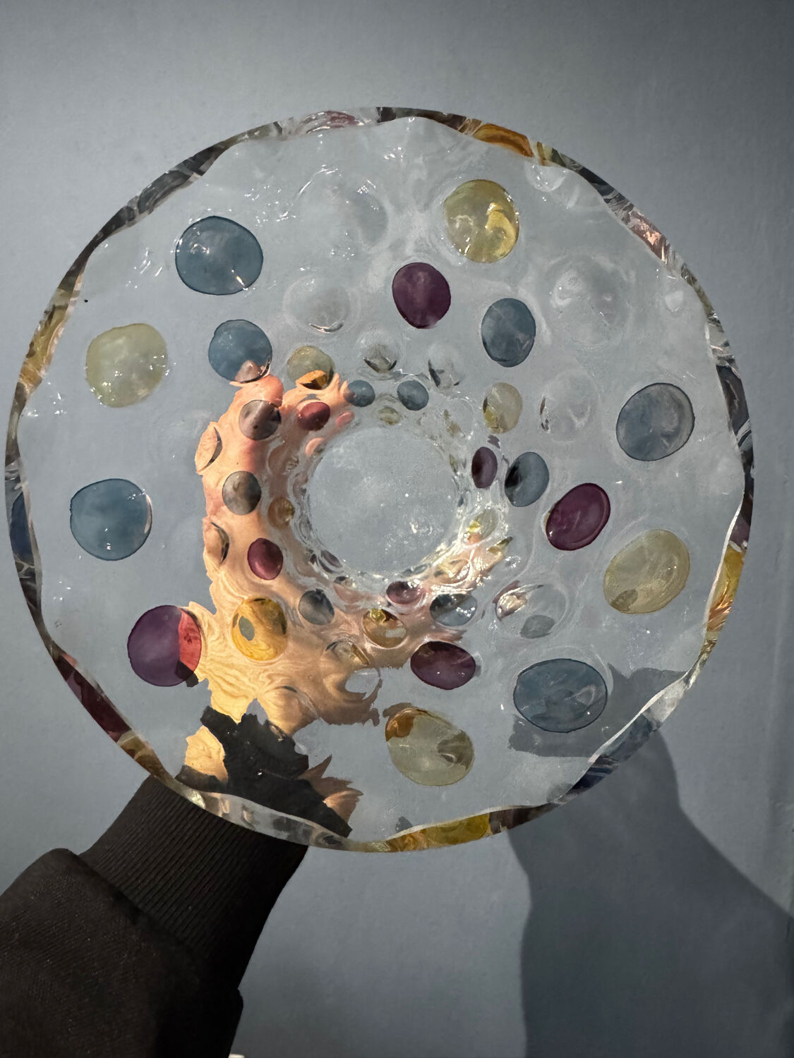 Bohemian glass vase Borske Sklo Nemo Pitcher by Max Kannegiesser