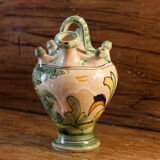 Glazed terracotta jug