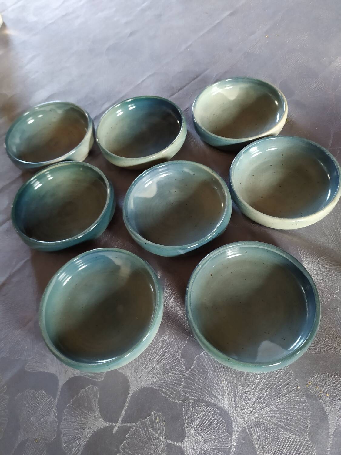 Clay molds for crème brûlée