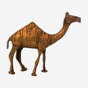 Dromadaire animal bronze déco ethnique