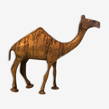 Ethnic deco bronze animal camel