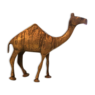 Ethnic deco bronze animal camel