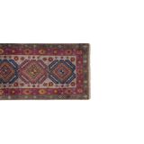 Vintage Turkish Oushak Handwoven Rug 70x335 cm