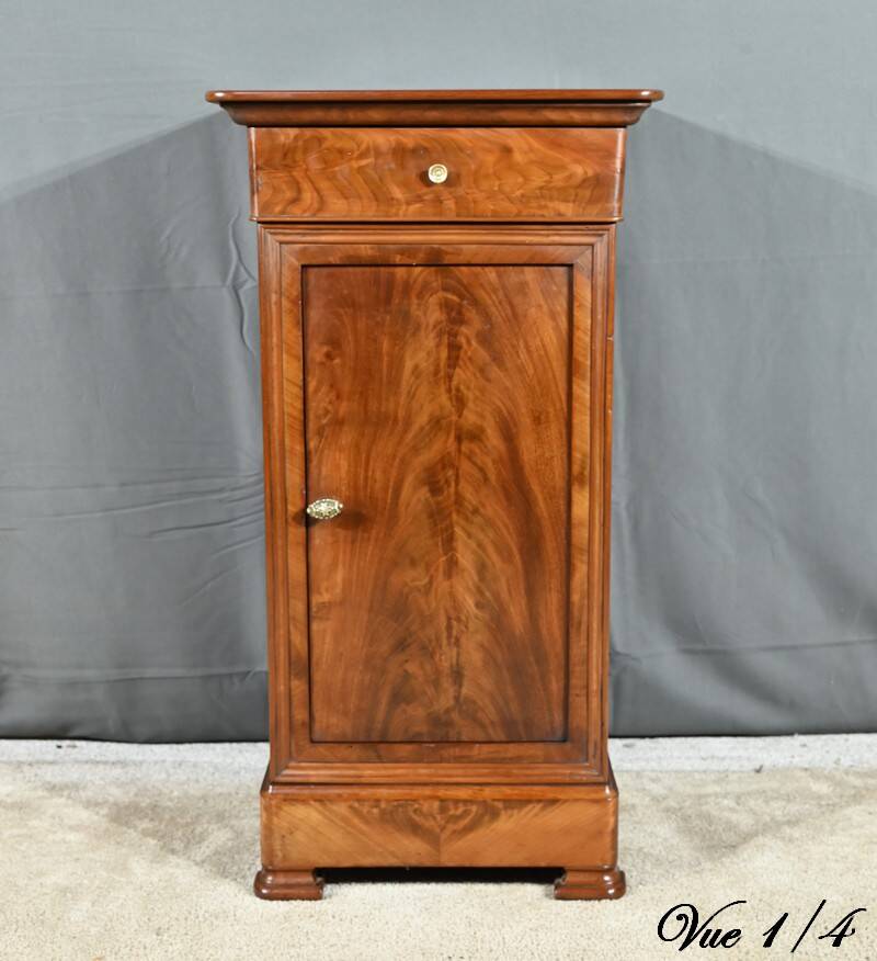 Mahogany Bedside Table, Restoration style – 2nd part 19th century