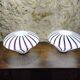 Authentic vintage blown glass lamps