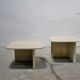 Coffee tables in travertine