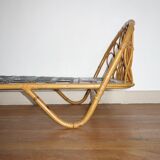 Bed basket rattan 60s