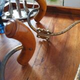 2 coat racks - wall hooks (wood and metal)