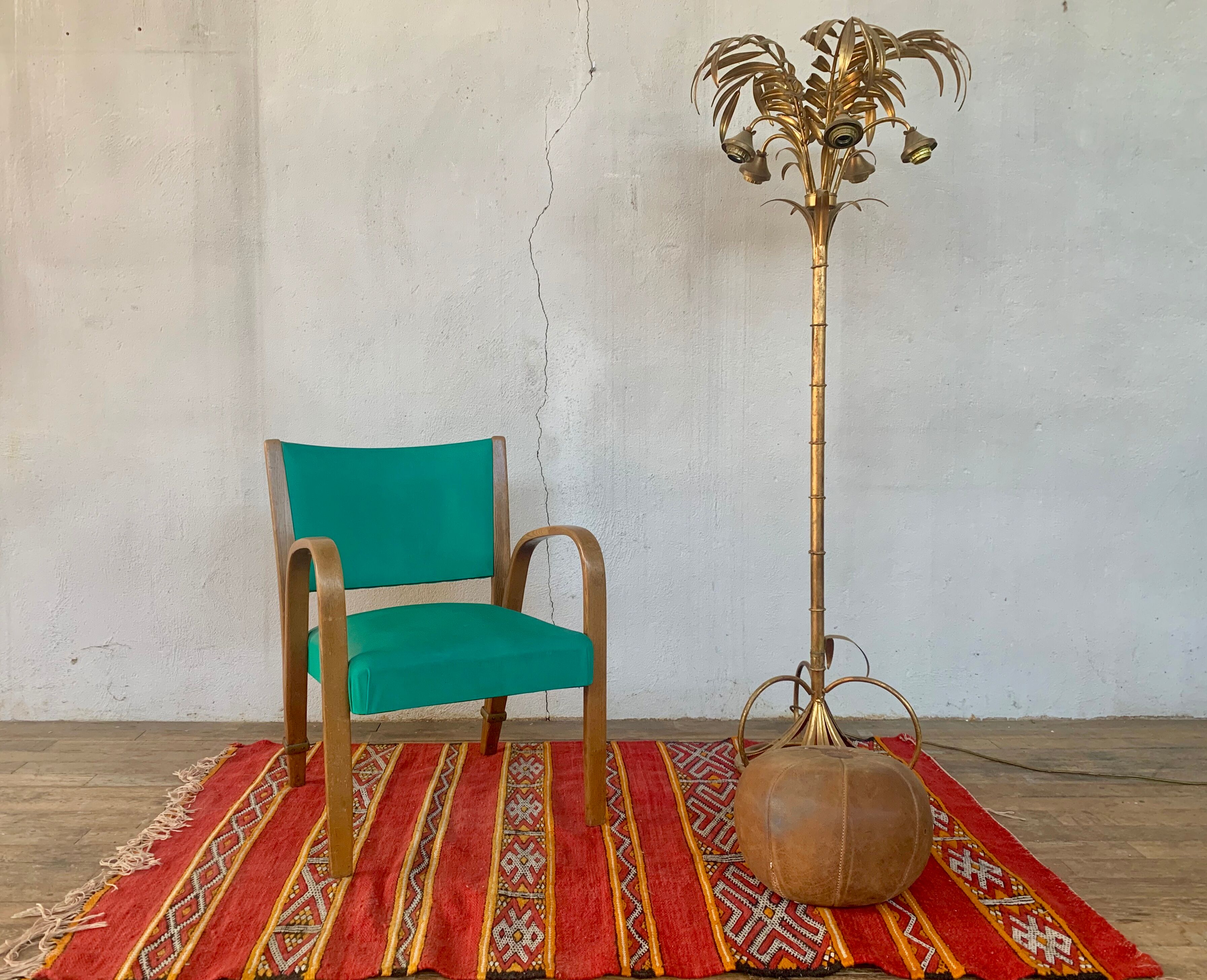 Fauteuil "bow wood" pour Steiner en bois courbé vintage 1950
