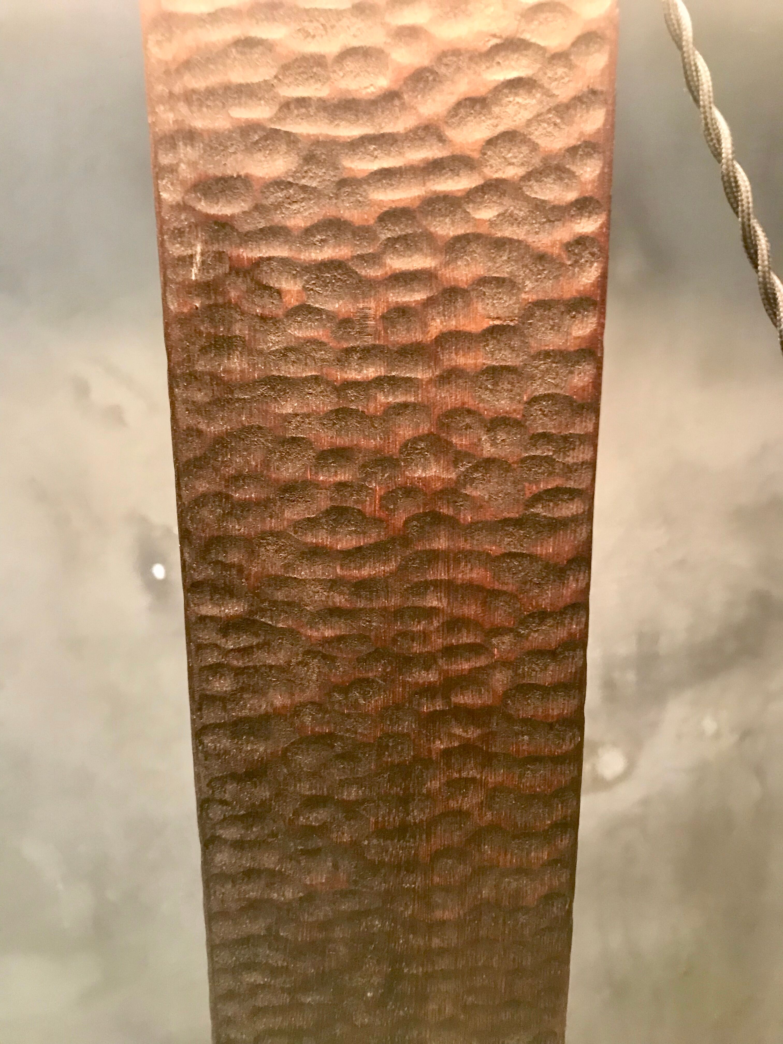 Brutalist style floor lamp