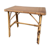 Table basse vintage bambou