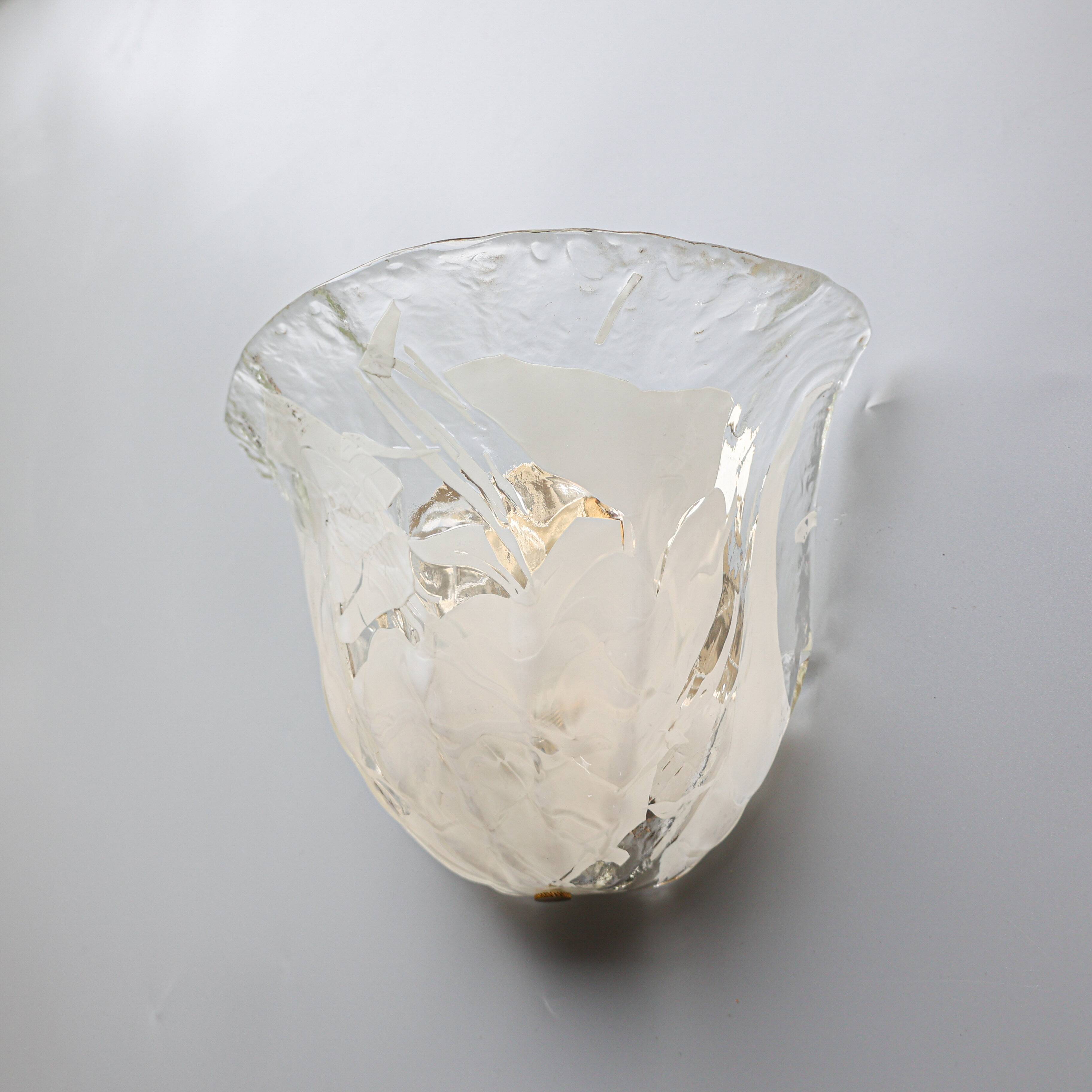 Vintage La Murrina shell shaped sconce, 1980s, Italy
