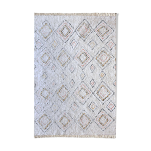 Tapis berbere 190x290 cm blanc