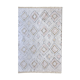 Berber carpet 190x290 cm white colorful patterns