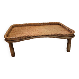 Tray on rattan legs
