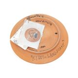 Kiwi Landscape Plate in Ceramic by Sergio Dangelo for Mazzotti Albisola, 1980s