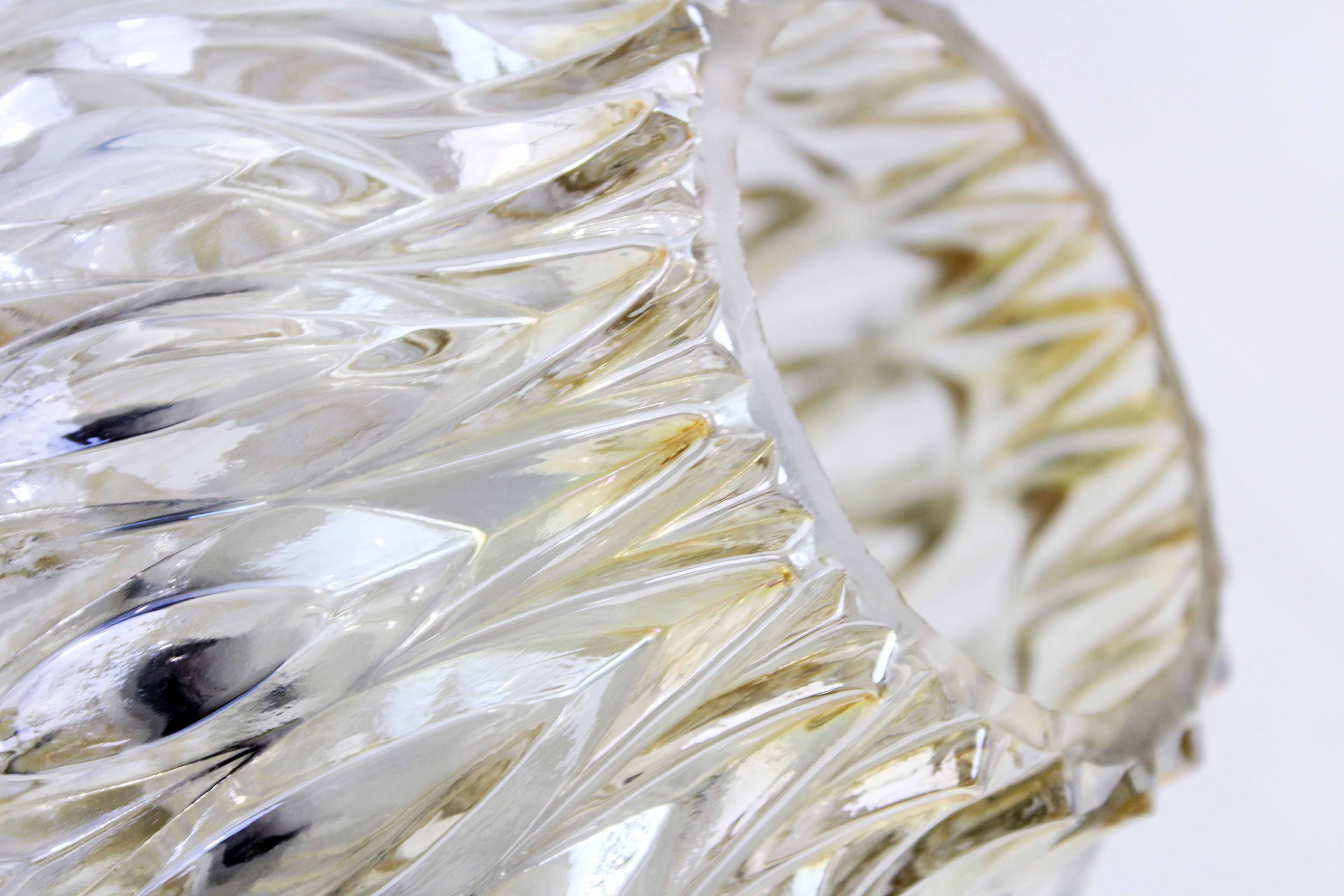 Vintage glass and fabric cable walker