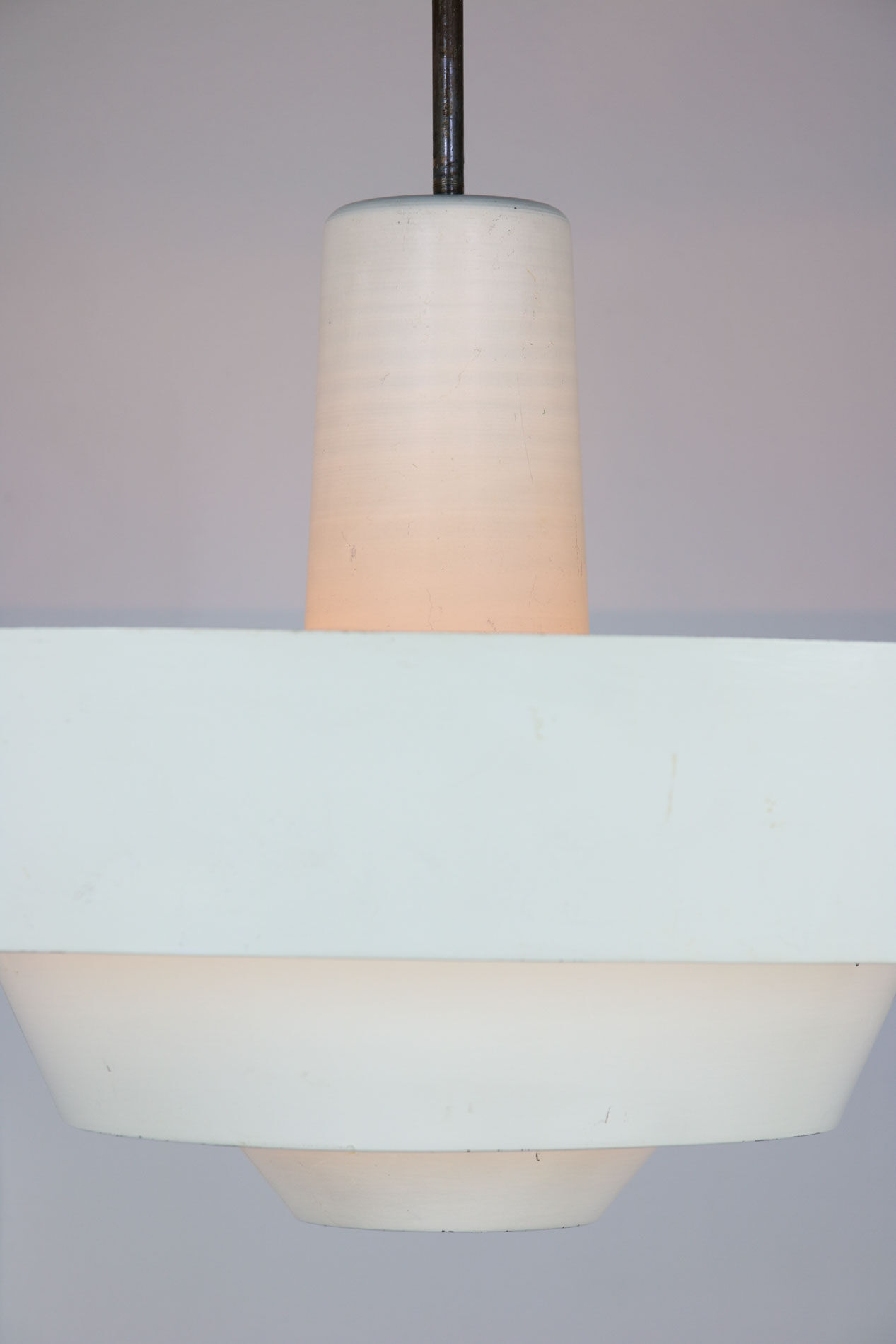 Mid-century industrial cascade ceiling lamp danish