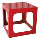 Cube side table in fibreglass