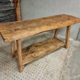 Old workbench side table washbasin furniture 54 x 170 cm