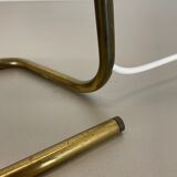 Lampe de table kalmar style hollywood regency brass table light, autriche, années 1950