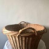 XL wicker laundry basket
