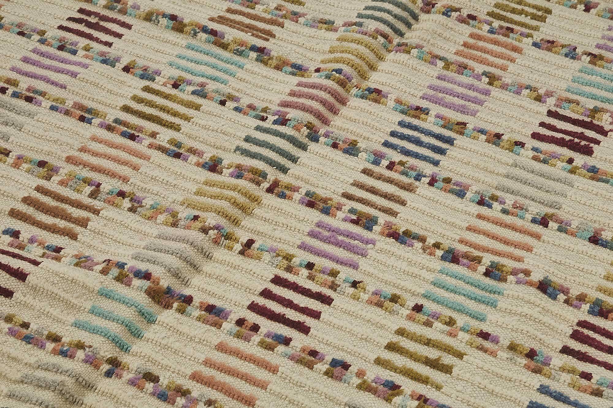 Handwoven Turkish Recycled Boho Rug 190 cm x 305 cm