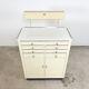 Industrial medical dentist cabinet on wheels Germany 1950s