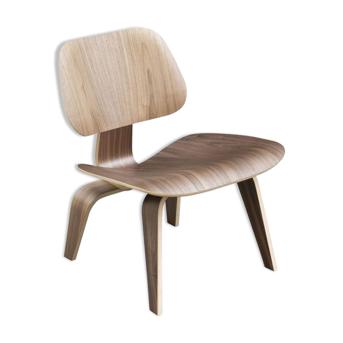 LCW Walnut Chair by Charles & Ray Eames - Herman Miller
