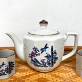 Vintage bird cups and teapot