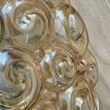 Helena Tynell Vintage Snail Amber Glass Ceiling Light