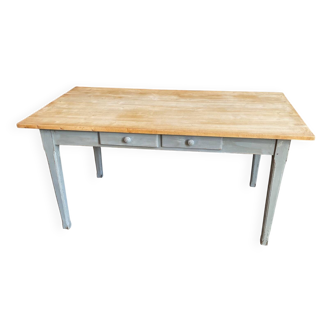 Table de ferme avec rallonges
