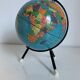 Vintage globe 1960 terrestrial small tripod Taride - 17 cm