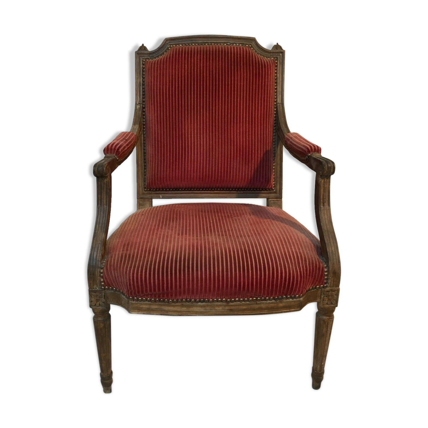 Louis XVI period flat chair
