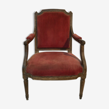 Louis XVI period flat chair