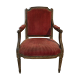 Louis XVI period flat chair
