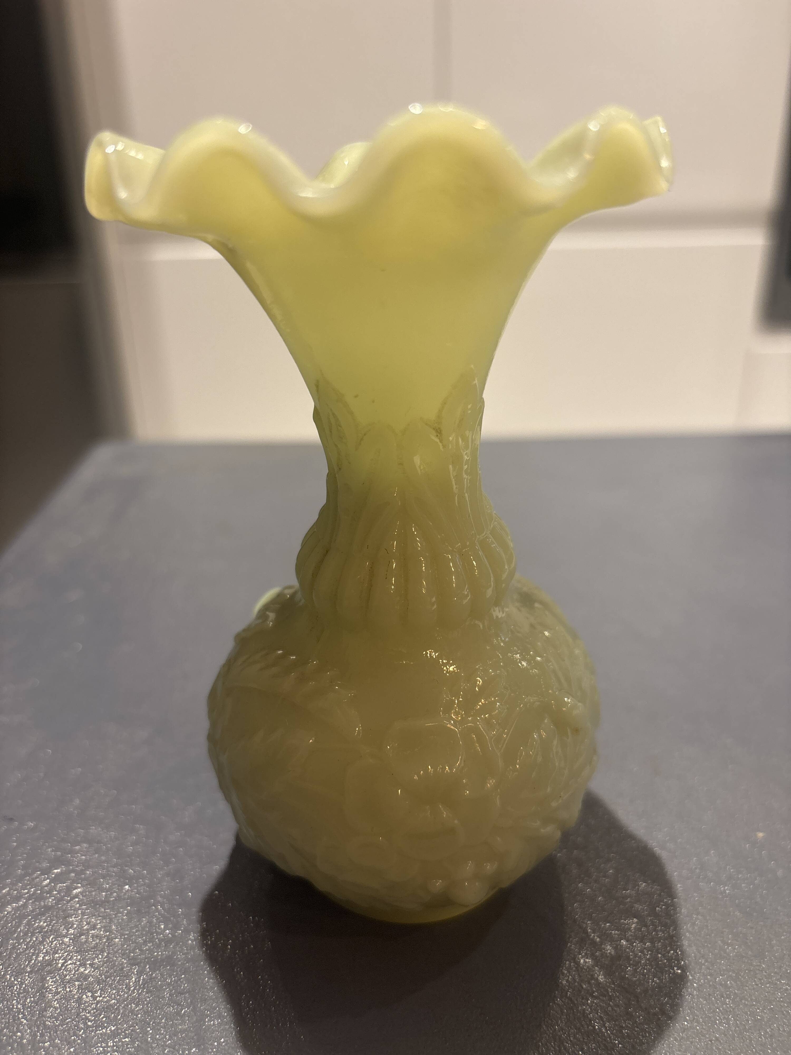 Vintage opaline vase