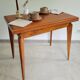 Mid-century Scandinavian compass leg coffee table