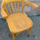 American office style armchair Viennese curved wood FISCHEL THONET 1950