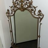 Magnificent baroque brass mirror