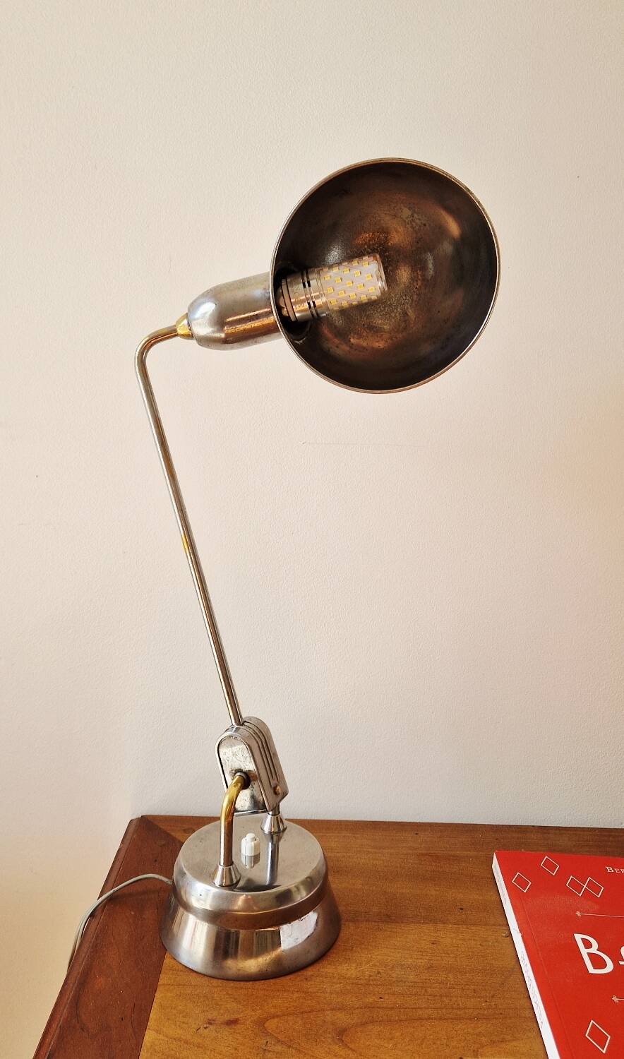 JUMO 600 Lamp - Vintage Chrome - 1940s